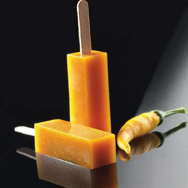 Glace aux fruits rectangles Moule silicone Mini Bar