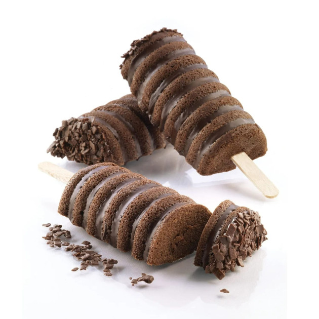 Moelleux réalisés à partir du moule à glace silicone