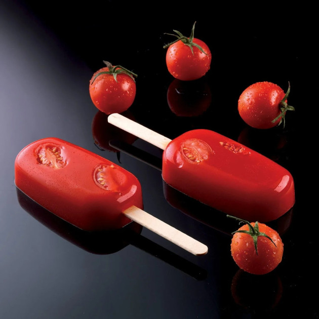 Exemple réalisation moule mini glace tomate