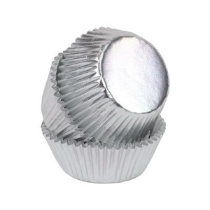 Mini Caissettes Cupcakes Argentées (x45) PME
