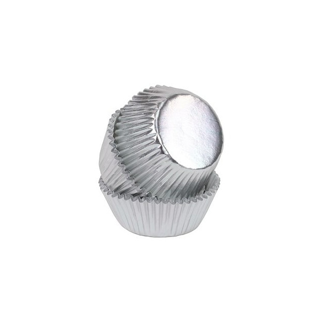 Mini Caissettes Cupcakes Argentées (x45) PME