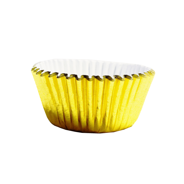 Caissettes à Muffins Métallisées Or