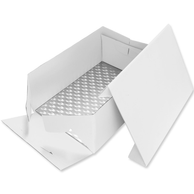 Boîte Pâtissière avec Support à Gâteau Rectangulaire 35,5 x 25,4 cm PME