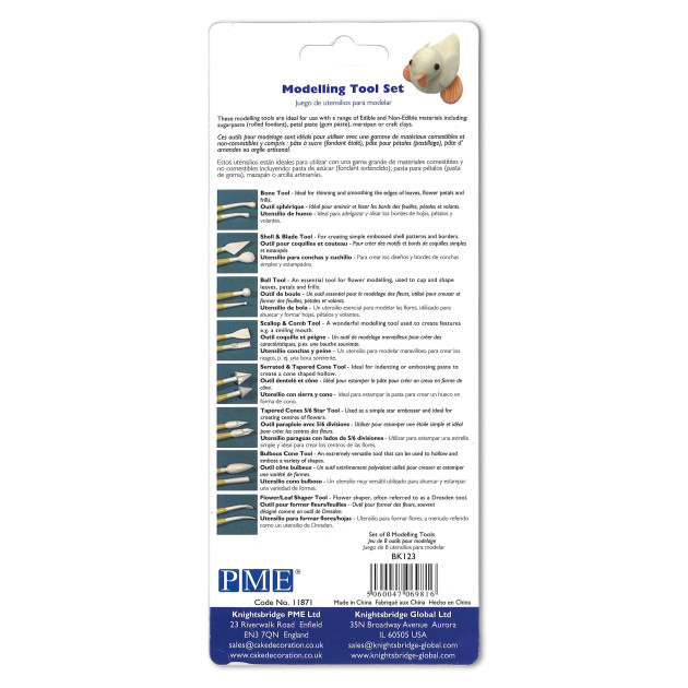 Outils de Modelage pour Pâtisserie Outils de Modelage pour Pâtisserie