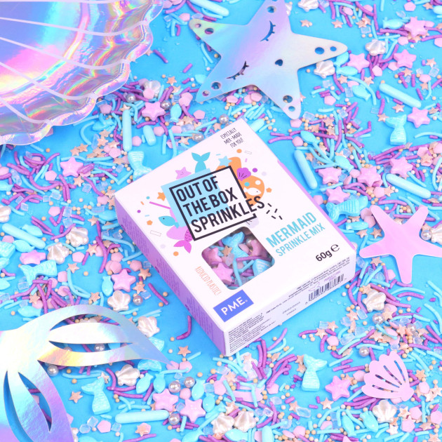 Décoration Comestible pour Gâteau Thème Sirène