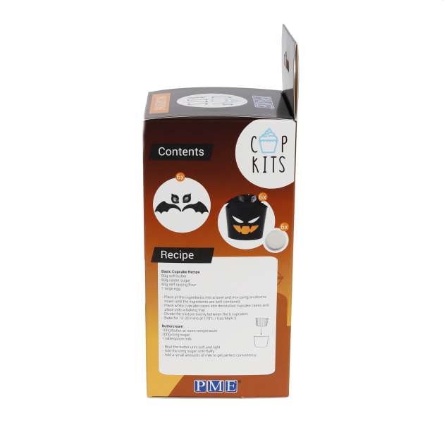 Contenu 6 Décorations Pâte à sucre 6 Caissettes Blanches 6 Caissettes Noires Contenu 6 Décorations Pâte à sucre 6 Caissettes Blanches 6 Caissettes Noires