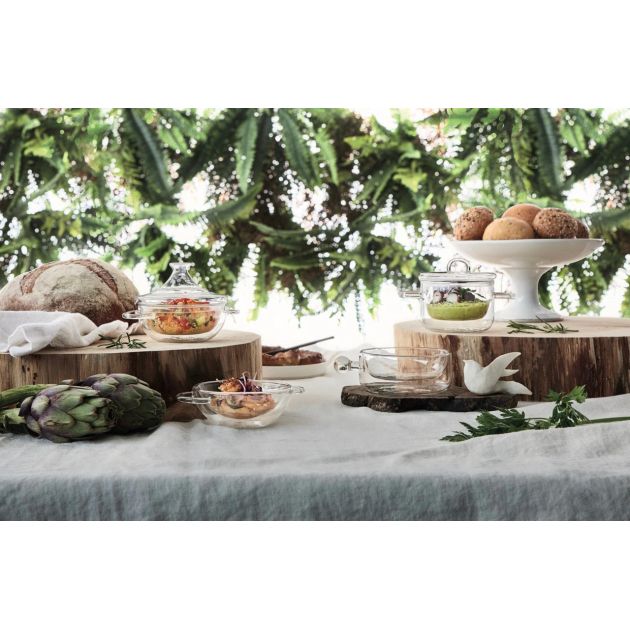Casserole double paroi avec poignée Luigi Bormioli THERMIC GLASS Casserole double paroi avec poignée Luigi Bormioli THERMIC GLASS