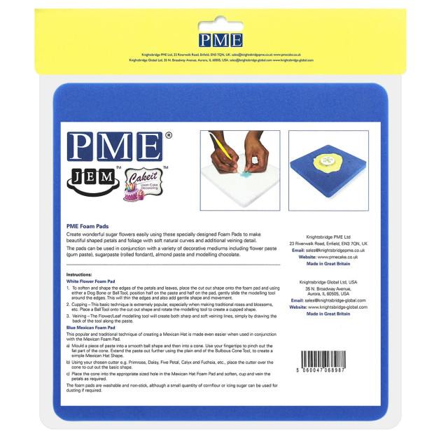 Tapis Modelage Mousse Mexicaine Bleu