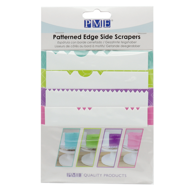 Lot de 4 Peignes à Décor Gâteaux