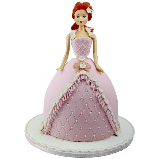 Exemple Gâteau Princesse Réalisé avec le Moule Dôme en Aluminium Exemple Gâteau Princesse Réalisé avec le Moule Dôme en Aluminium