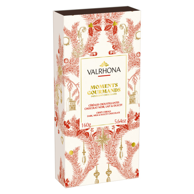 Coffret Chocolat Noël Moments Gourmands 160 g Valrhona