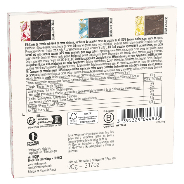 Coffret cadeau chocolat Valrhona Coffret cadeau chocolat Valrhona