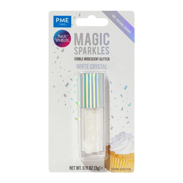 Paillettes Alimentaires Cristal Blanc 3 g PME