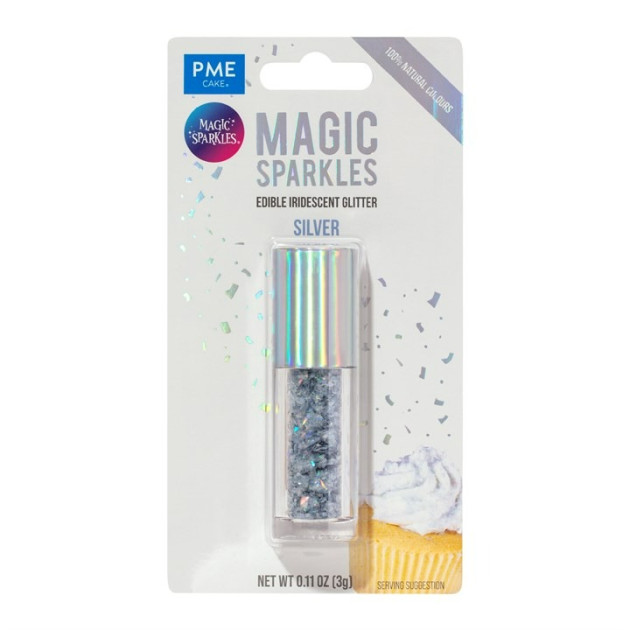 Paillettes Alimentaires Argent 3 g PME