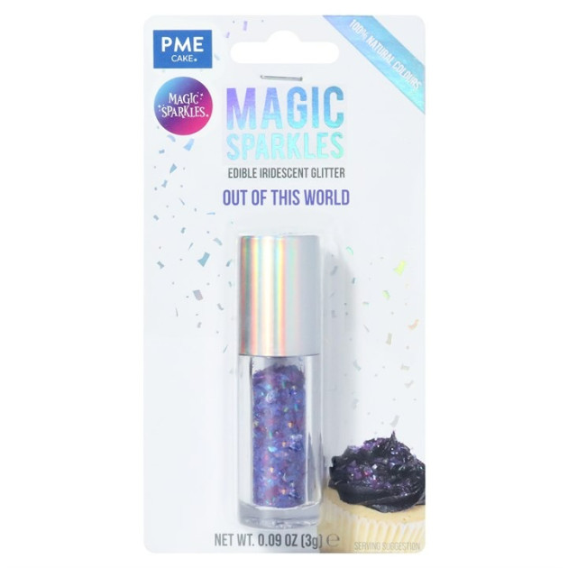 Paillettes Alimentaires Violet Galaxie 3 g PME