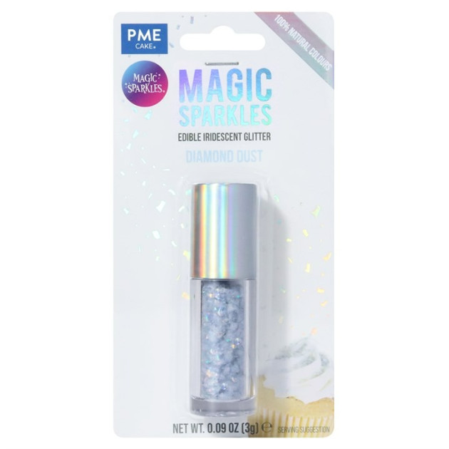 Paillettes Alimentaires Diamant Argenté 3 g PME
