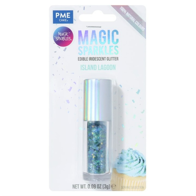 Paillettes Alimentaires Bleu Lagon 3 g PME