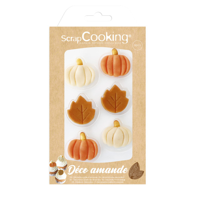 Décors Pâte d'Amande Automne Scrapcooking (x6)