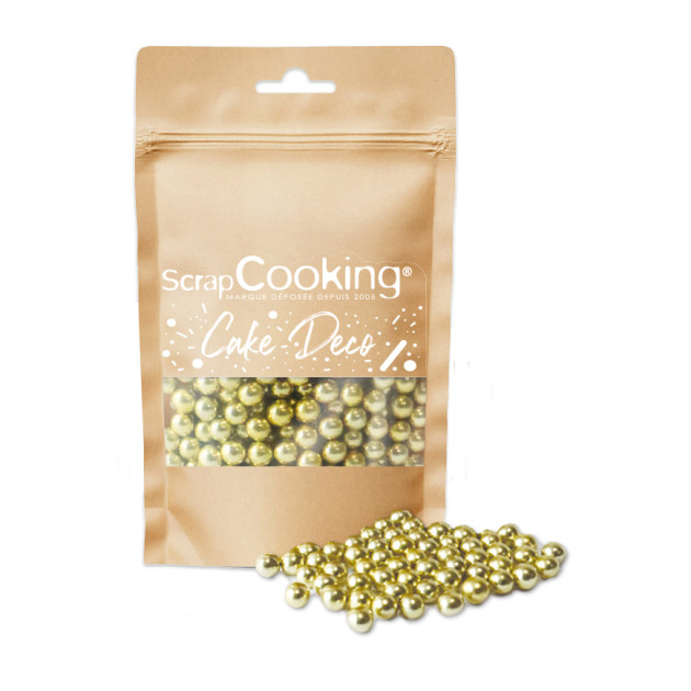 Perles en Sucre Dorées 60 g Scrapcooking