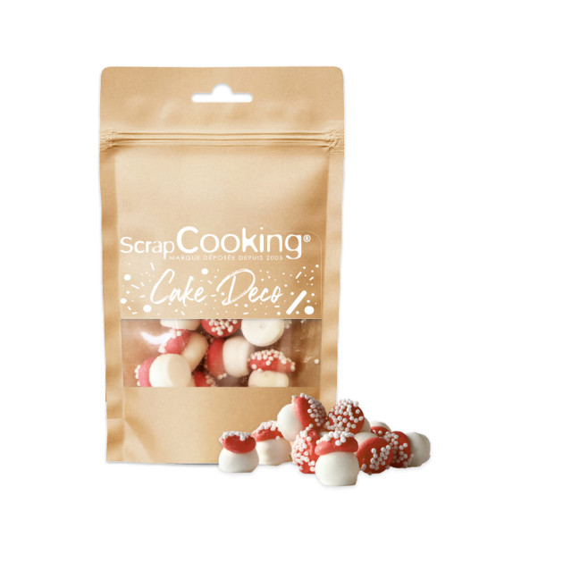 Décors en Sucre Champignons 25 g Scrapcooking