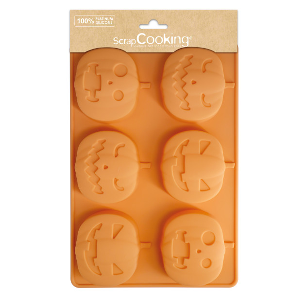 Moule Silicone Citrouilles (x6) Scrapcooking