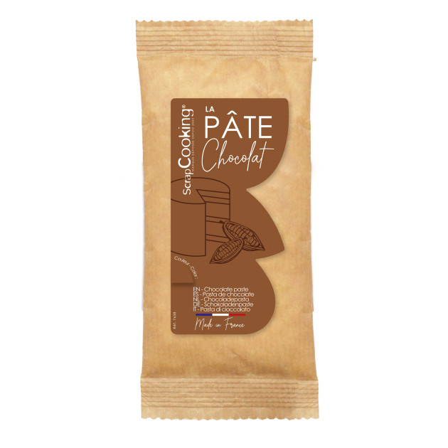 Pâte Chocolat Subtil pour Modelage 250 g Scrapcooking