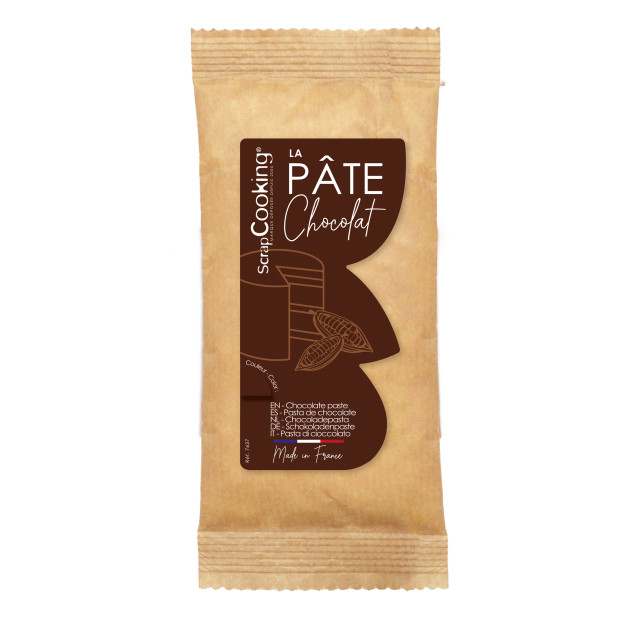 Pâte Chocolat Intense pour Modelage 250 g Scrapcooking