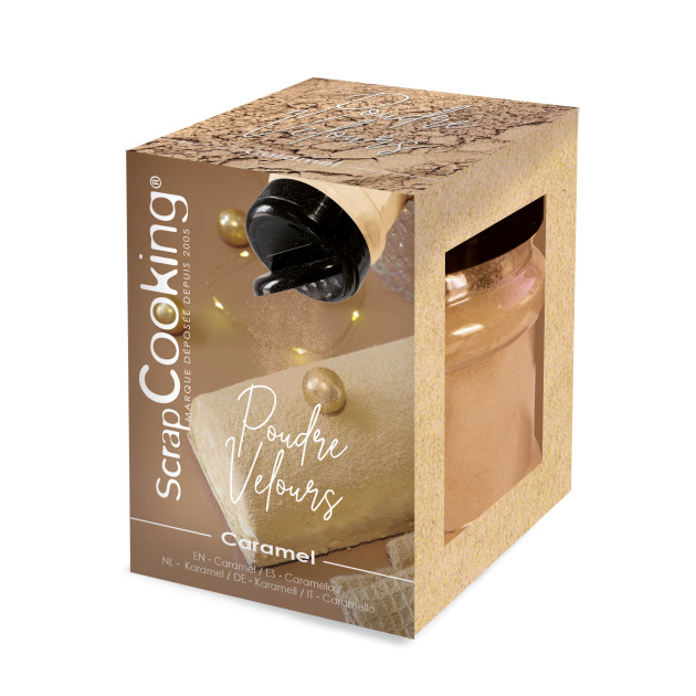 Poudre de Velours Caramel 110 g Scrapcooking