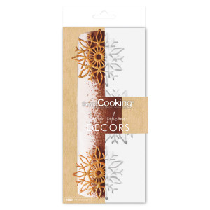 Tapis Silicone Décors Flocons Scrapcooking Tapis Silicone Décors Flocons Scrapcooking