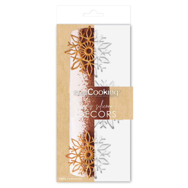 Tapis Silicone Décors Flocons Scrapcooking