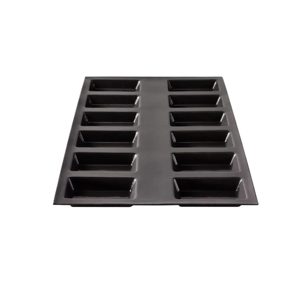 Moule Silicone 12 Financiers 8,5 x 4,5 cm Flexipan Demarle