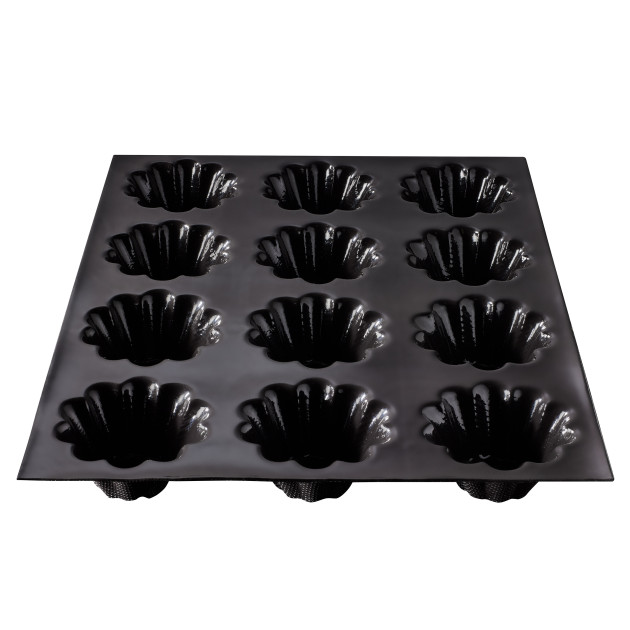 Moule Silicone 12 Briochettes Ø 8 cm Flexipan Demarle