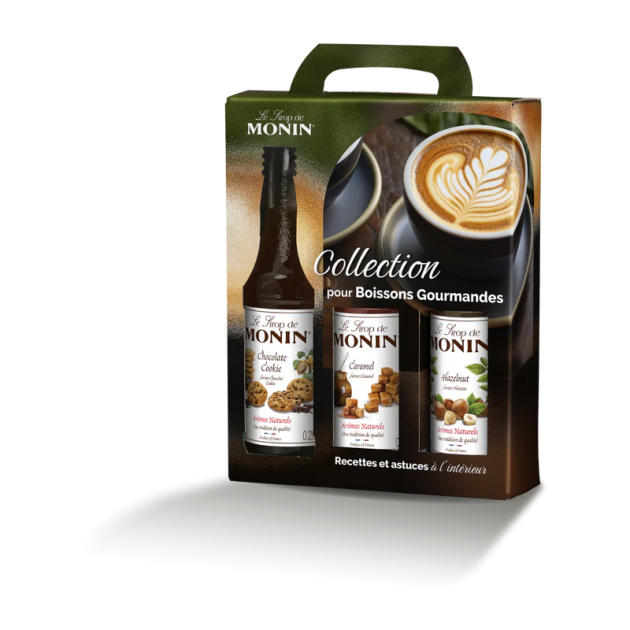 Coffret Dégustation Sirops pour Café 3 x 25 cl Monin