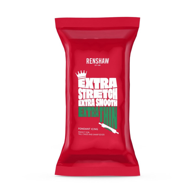 Pâte à Sucre Extra Vert 1Kg Renshaw