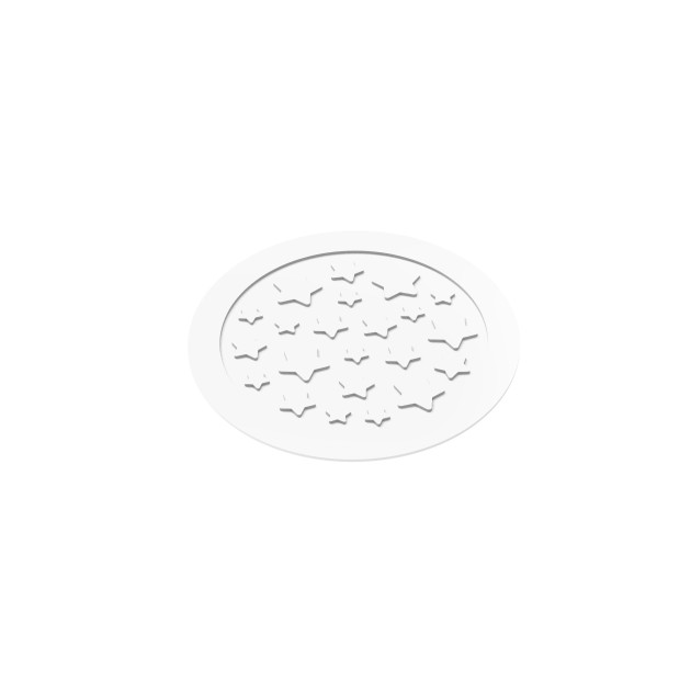Moule Silicone Décor Rond Étoile Ø 18 x H 0,2 cm Silikomart Professional