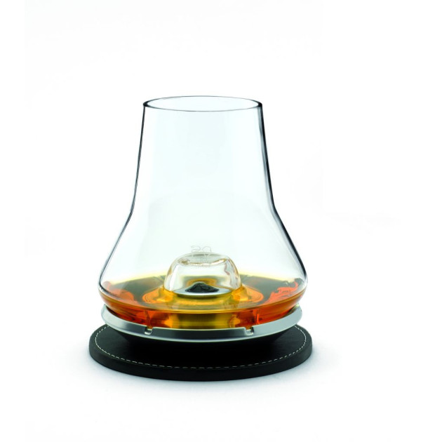 DEFAUT Verre à Whisky N°5 38 cl + Socle Rafraîchisseur Les Impitoyables Peugeot