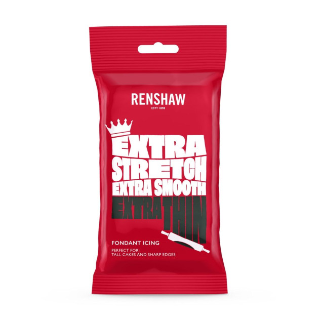 Pâte à Sucre Extra Noir 250g Renshaw