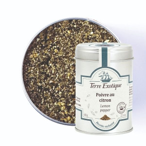 Poivre au Citron 60 g Terre Exotique