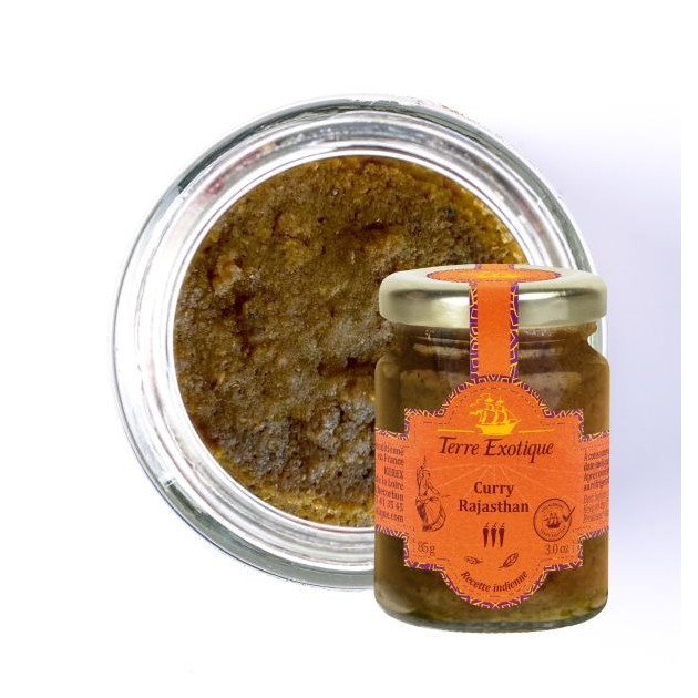 Pâte de Curry Rajasthan 85 g Terre Exotique