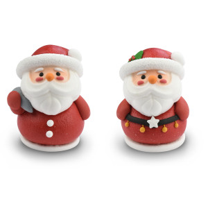 Décors en Sucre Père Noël (x24) Modecor Décors en Sucre Père Noël (x24) Modecor