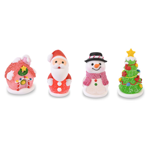 Décors en Sucre et Gelée Noël (x36) Modecor