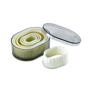 Emporte Pièce Ovale Cannelé Polyglass (x7) Emporte Pièce Ovale Cannelé Polyglass (x7)