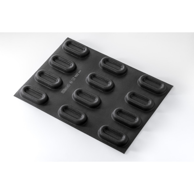 Moule Silicone 12 Barquettes 9 x 4,5 cm Flexipan Pro Demarle Moule Silicone 12 Barquettes 9 x 4,5 cm Flexipan Pro Demarle
