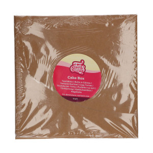 Boîte à Gâteau Kraft 25 x H 15 cm Funcakes Boîte à Gâteau Kraft 25 x H 15 cm Funcakes