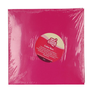 Boîte à Gâteau Rose 25 x H 15 cm Funcakes Boîte à Gâteau Rose 25 x H 15 cm Funcakes