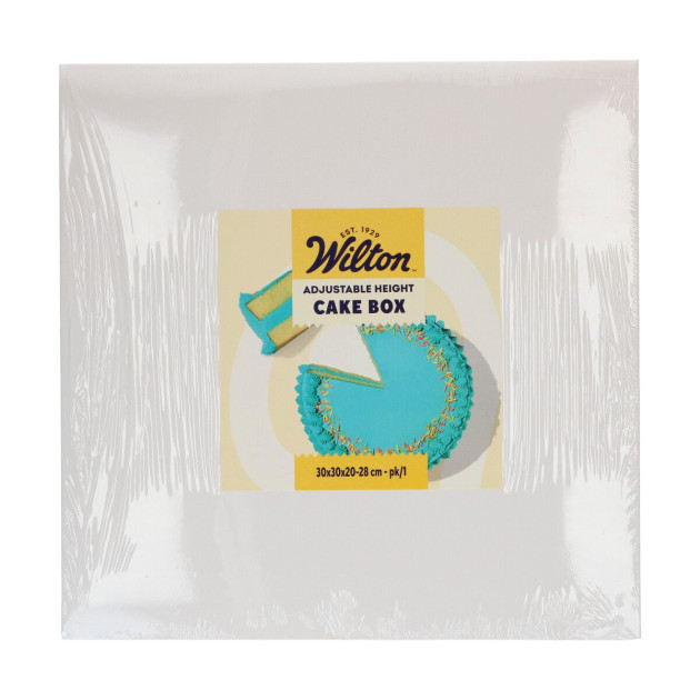 Boîte à Gâteaux Réglable 30 x 30 x H 20-28 cm Wilton