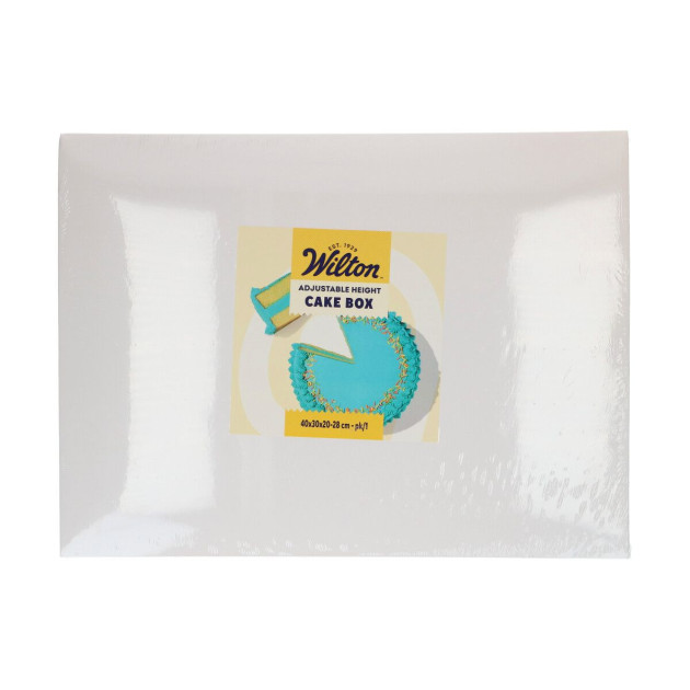 Boîte à Gâteaux Réglable 40 x 30 x H 20-28 cm Wilton