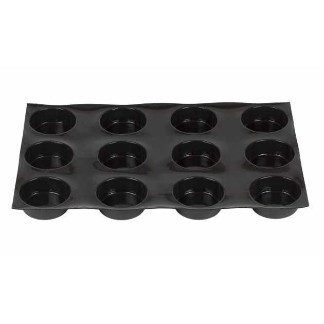 Moule Silicone 12 Tartes Tatin 10,5 cm x H 4 cm Flexipan