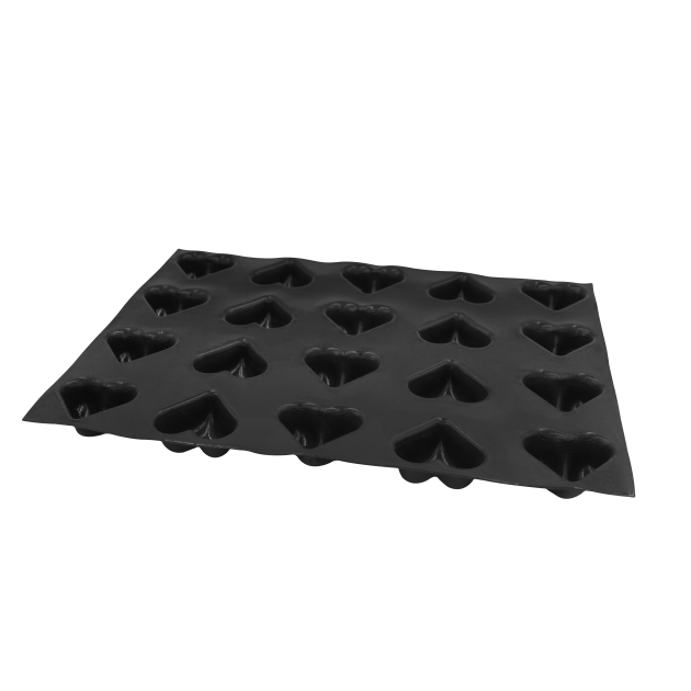 Moule Silicone 20 Coeurs 7,5 x 6,5 cm Flexipan