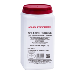 Gélatine Porcine en Poudre 200 Bloom 1 kg Louis François Gélatine Porcine en Poudre 200 Bloom 1 kg Louis François